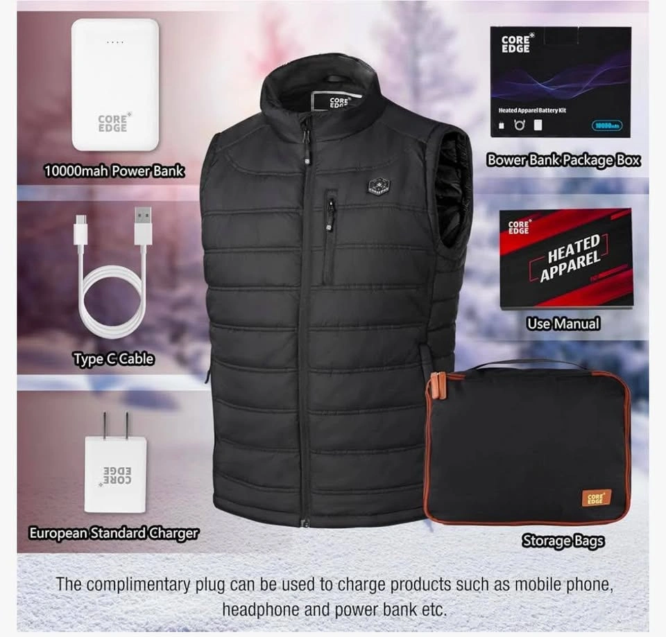 COREEDGE Heated Vest for Men, Electric Heating Vest, 5 in 1 - photo 4