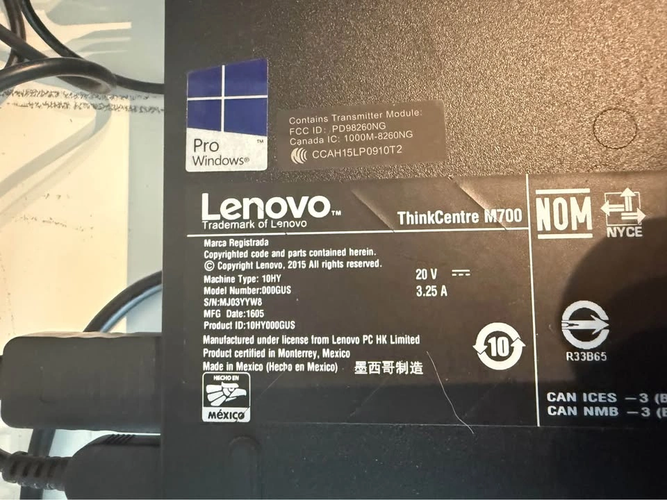 ThinkCentre M700 Lenovo and Aoc 215LM00032 - photo 4