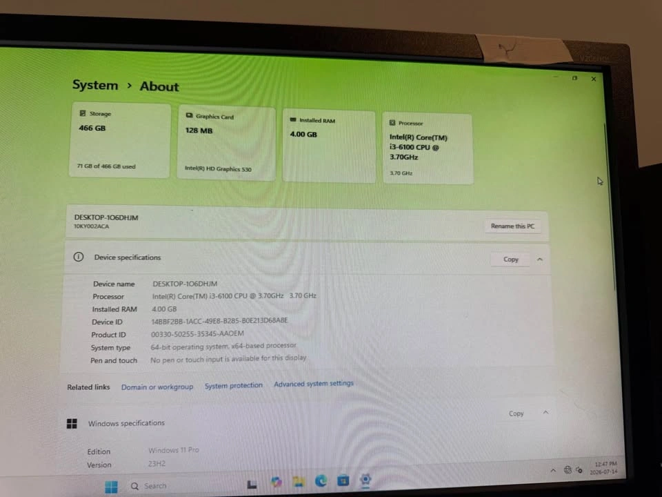 Lenovo S510 and acer V206HQL - photo 2
