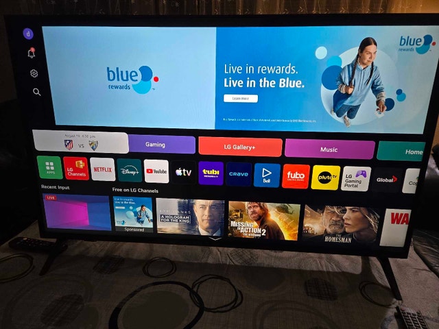 LG 43" 2025 4K UHD HDR10 WebOS ThinQ AI Smart TV