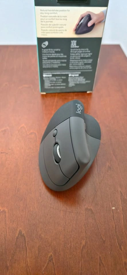 Brand New Logitech Lift Vertical Ergonomic Wireless Mouse