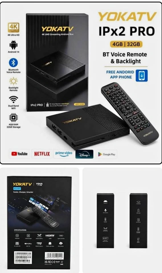 Streaming Box 4K ultra HD