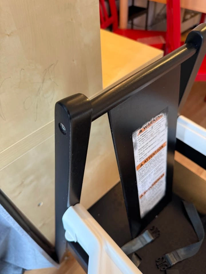 IKEA High Chair with Tray, Black - photo 4