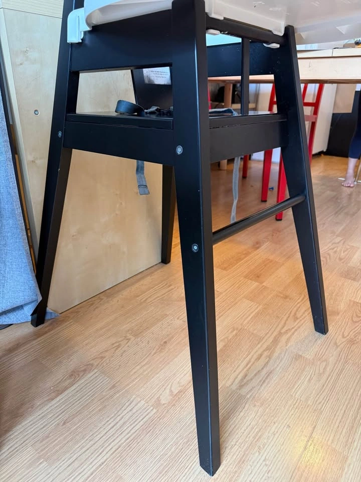 IKEA High Chair with Tray, Black - photo 5