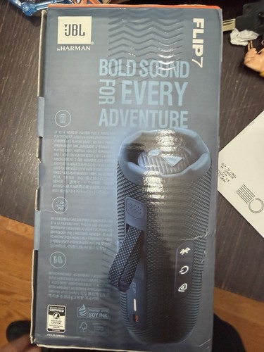 JBL Flip 7 Portable Bluetooth Speaker IP68 Waterproof - Blue - photo 2