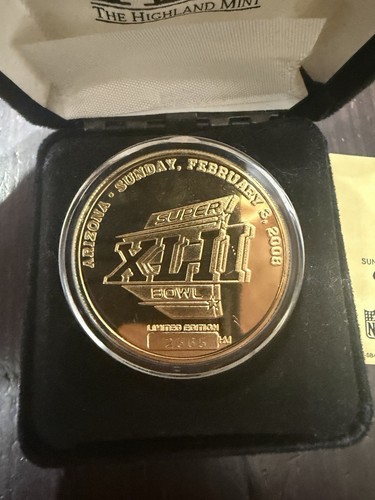 Authentic Danbury Mint Super Bowl XLIV Coin - photo 2