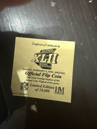 Authentic Danbury Mint Super Bowl XLIV Coin - photo 4