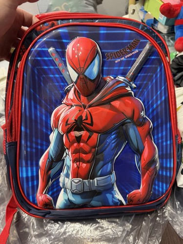 Spider-Man 3D Backpack, Lunch Bag, and Pencil Holder Set - photo 2
