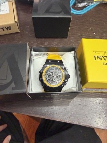 Invicta Racing Vaulthan Men's Watch - 44mm, Yellow (69670) - photo 2