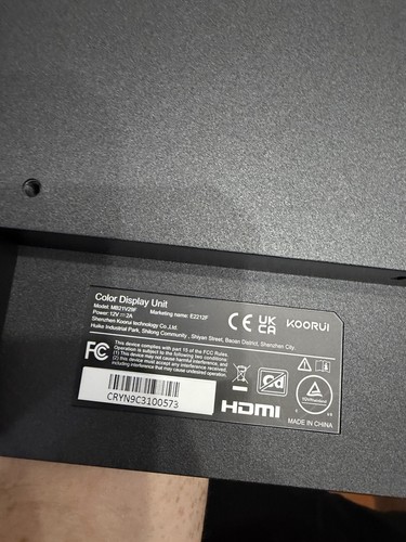 KOORUI 22" FHD 100 Hz Computer Monitor, 1080p PC Monitor - photo 3