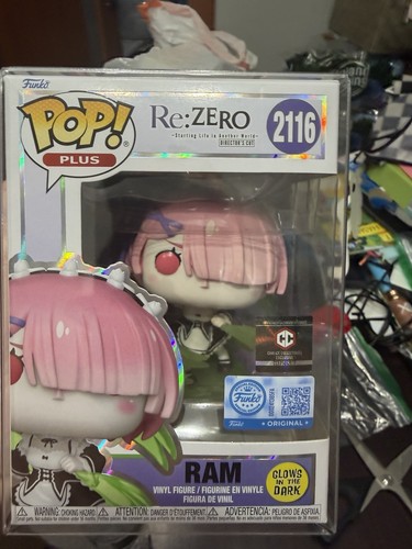 Funko Pop! Plus: Re:Zero - Ram (Glow) - Chalice