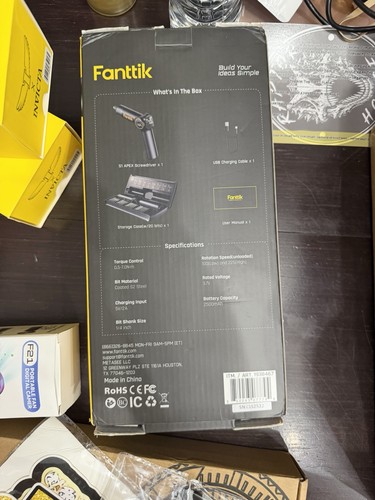 NEW Fanttik Fold S1 APEX Smart Cordless Screwdriver SEALED - photo 3