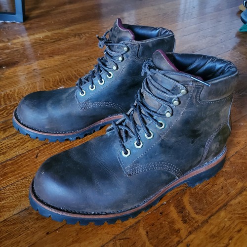 LL Bean Chippewa Katahdin Iron Works boots, sz 8.5 EE