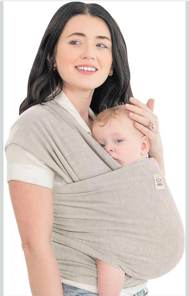 KeaBabies Baby Wrap Carrier - Stone Gray