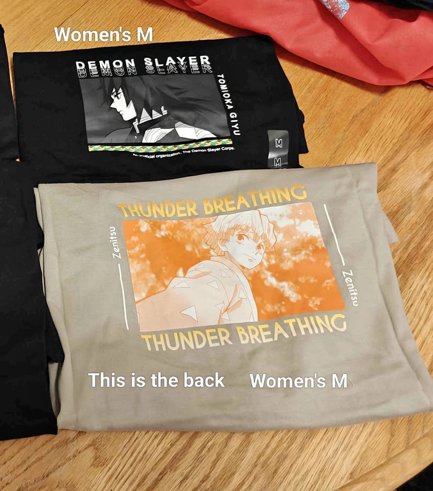 UNIQLO anime shirts (Demon Slayer, Spy x Family)