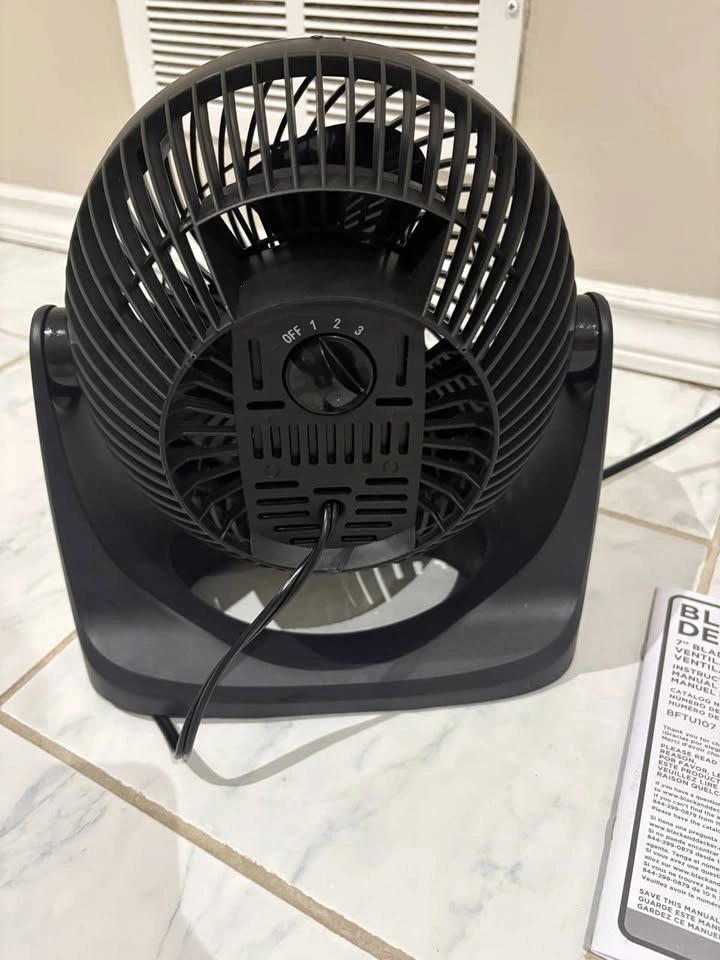 BLACK+DECKER 7" Turbo Fan BFTU107 - New Open Box - photo 2