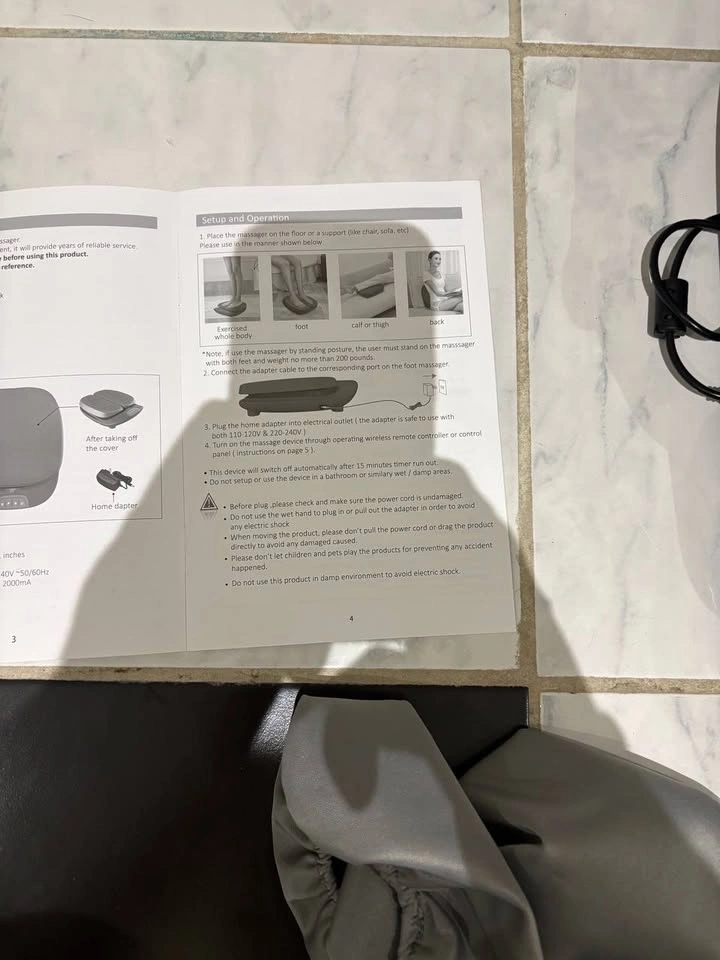 Snailax SL-591 Foot Massager with Heat - New/Open Box - photo 3