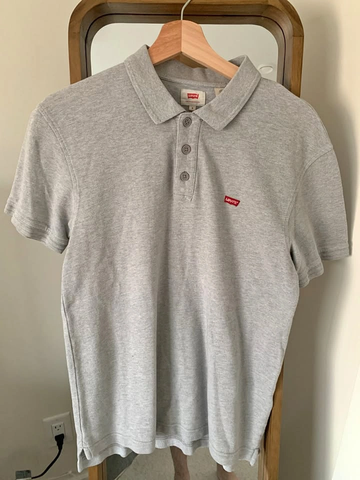 Men's Levi's Polo Shirt (Light Grey Colour)