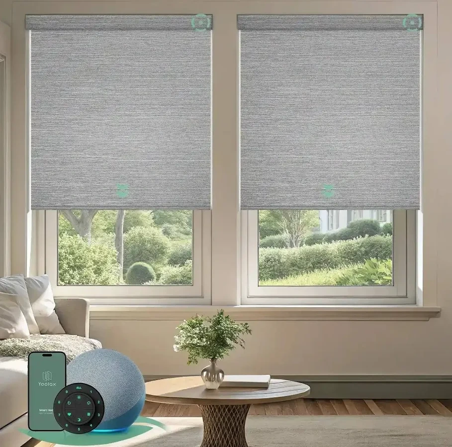 Brand New Yoolax Smart Motorized Roller Shades (45" x 72") - photo 3