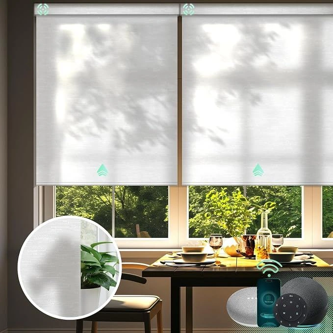 Brand New Yoolax Smart Motorized Roller Shades (45" x 72") - photo 4