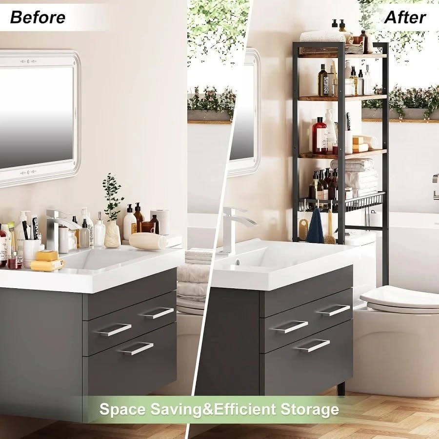 Over-the-Toilet Storage Organizer – Space-Saving Bathroom Shelf - photo 4