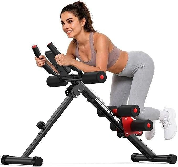 FLYBIRD Adjustable Ab Workout Equipment, Foldable