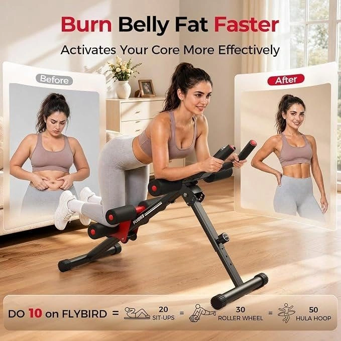 FLYBIRD Adjustable Ab Workout Equipment, Foldable - photo 2