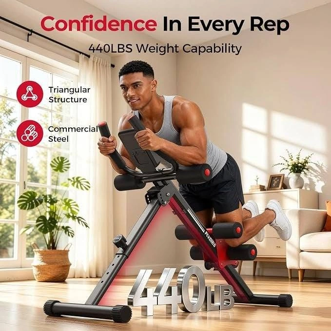 FLYBIRD Adjustable Ab Workout Equipment, Foldable - photo 4