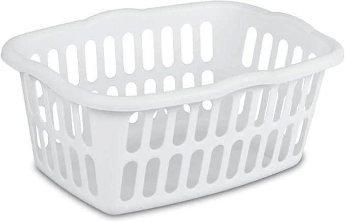 Sterilite 8-Pack Plastic Laundry Basket, 1.5 Bushel