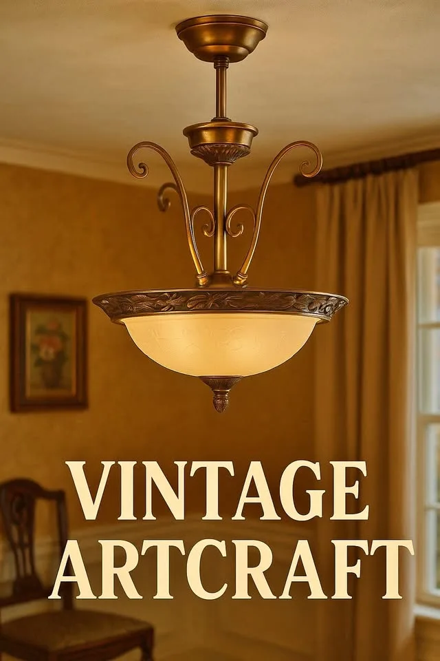 Vintage Artcraft Ceiling Light thumbnail