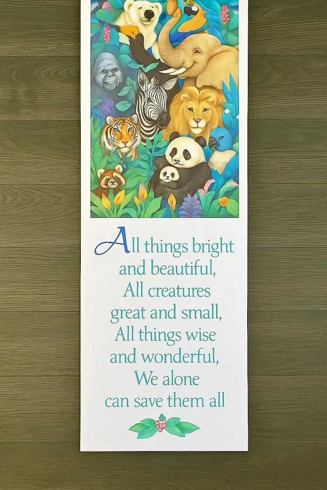 Animal Wall Art - “All Things Bright & Beautiful” (#31) thumbnail