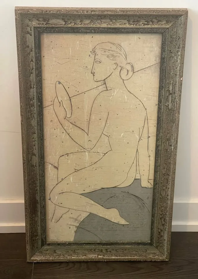 ✨ Modern Minimalist Nude – Framed Artwork ✨ (#28) image indicator(2)