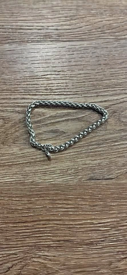 Set of 3 Silver-Toned Chain Bracelets