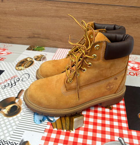Timberland Men's Wheat Nubuck Lace-Up Ankle Work Boots US 2 M