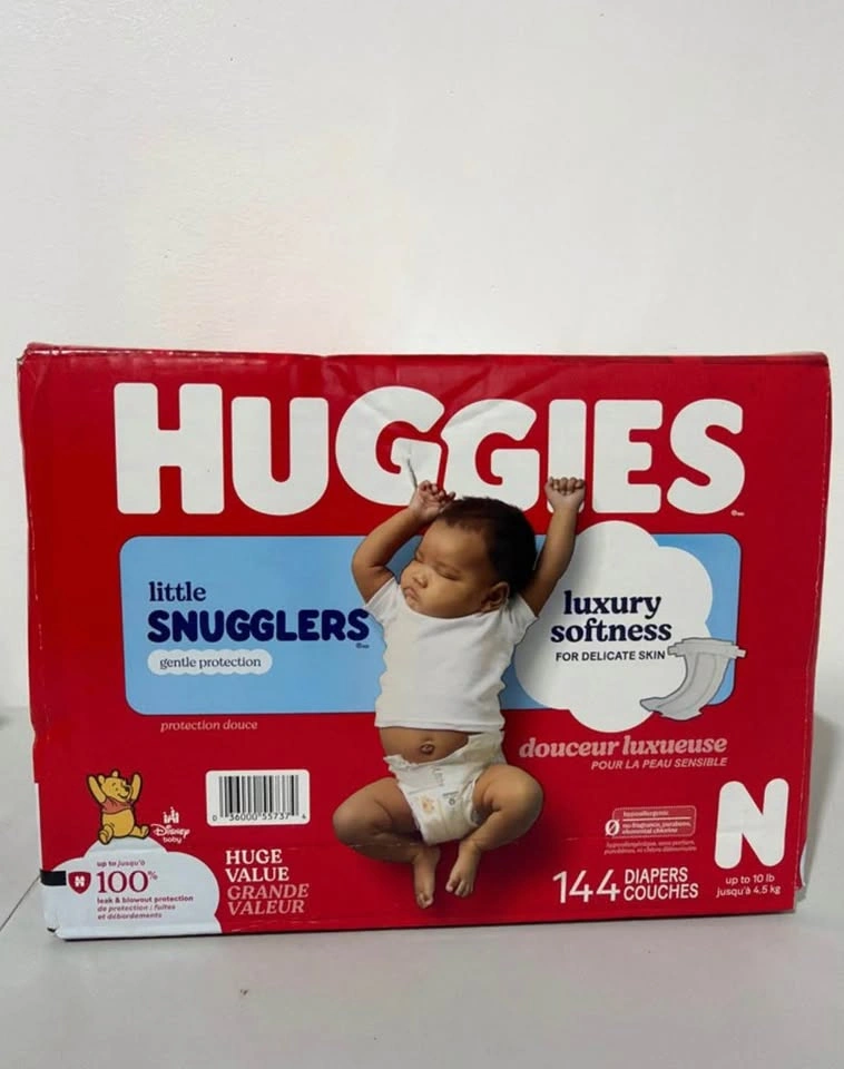 NEW Huggies Little Snugglers Newborn Diapers Size 0 (144 Count) - photo 3