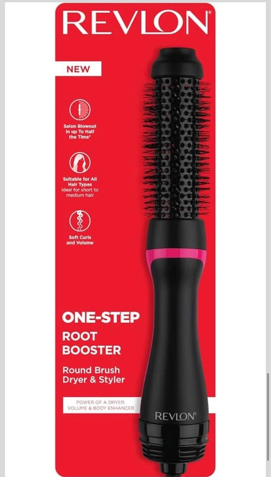 NEW Revlon One-Step Root Booster Hot Air Brush Dryer & Styler - photo 5
