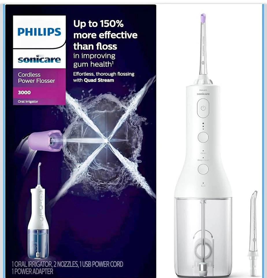NEW Philips Sonicare Power Flosser 3000 Cordless