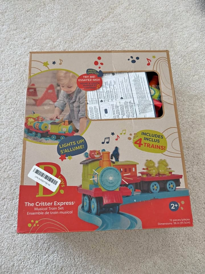 The Critter Express Musical Train Set