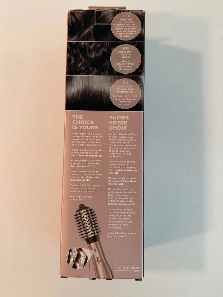 Conair InfinitiPro Frizz Free Flex 2-Inch Hot Air Brush - photo 2