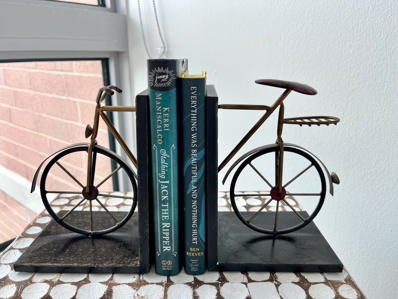 Decorative Bicycle Bookend Set - photo 2