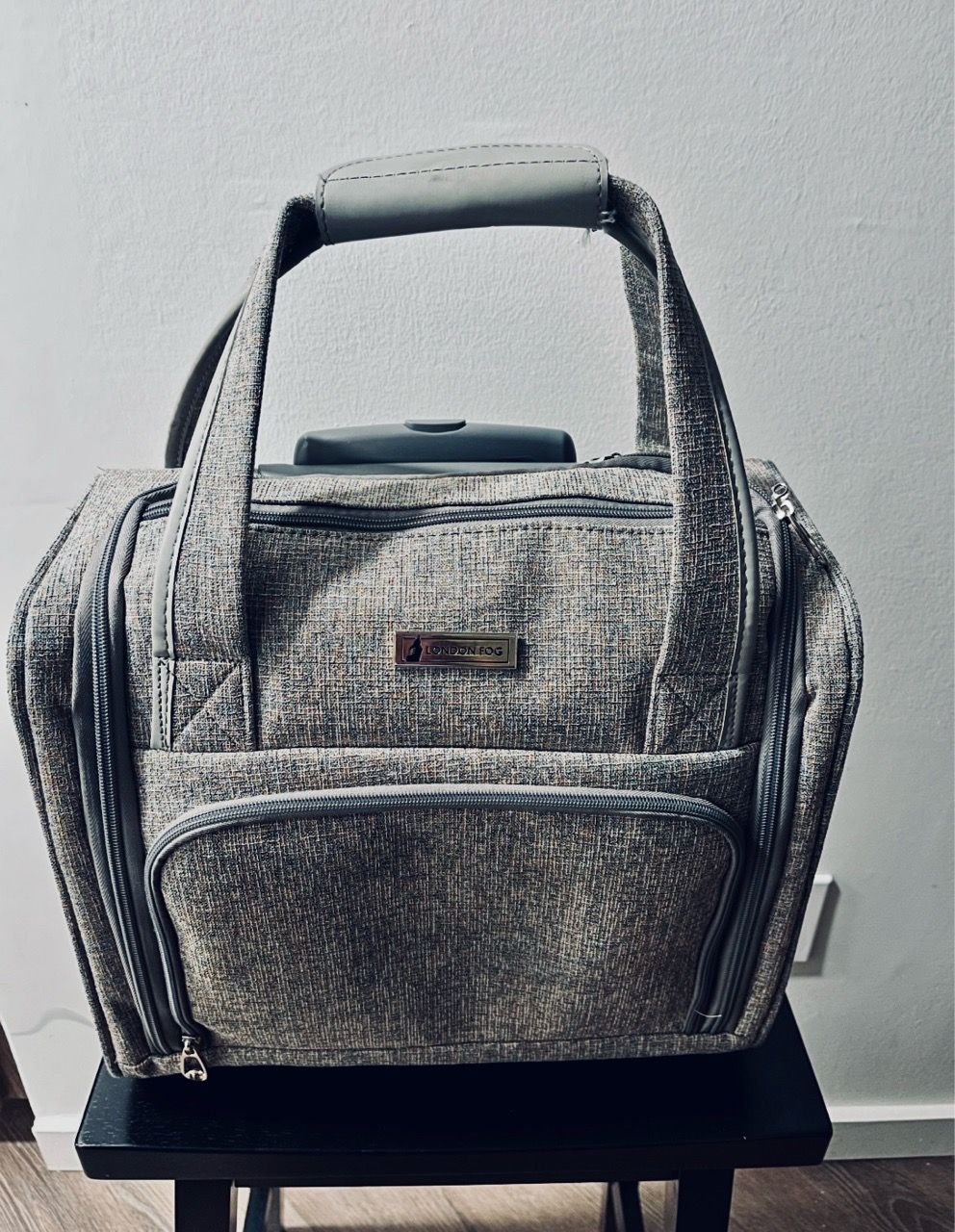 London Fog Rolling Underseat Luggage — Wheeled Carry-On