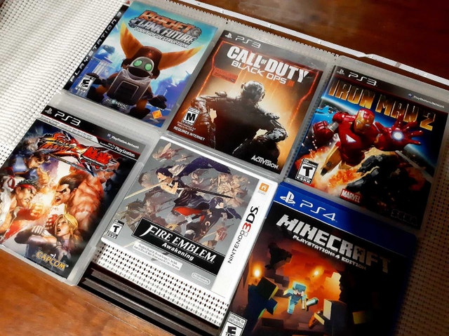 Ps3 Nintendo DS and PS4 games