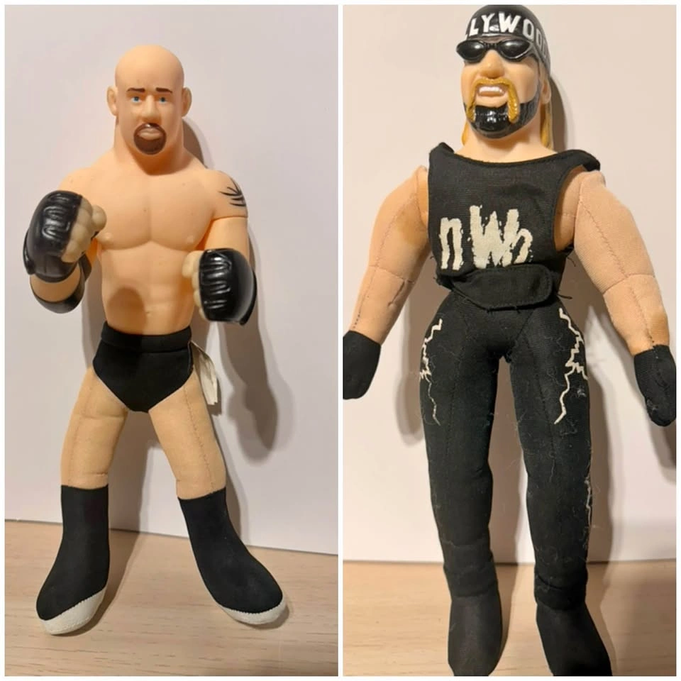 1999 WCW plush dolls