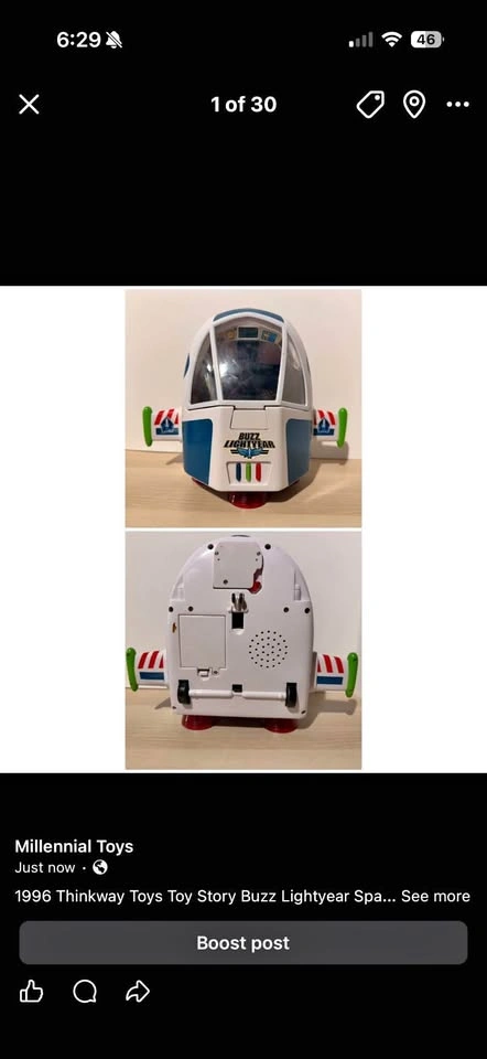 1996 Thinkway Toys Toy Story Buzz Lightyear Space Explorer