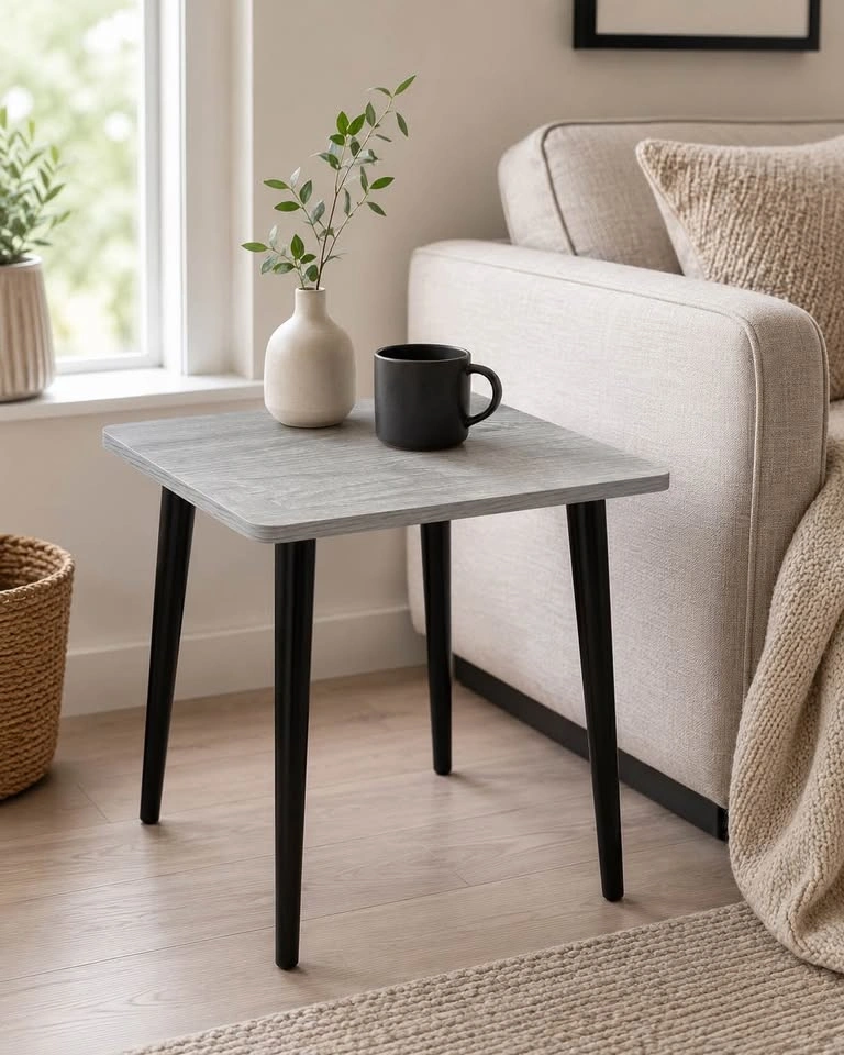 New Modern Grey Side Table / Bedside Table - photo 2