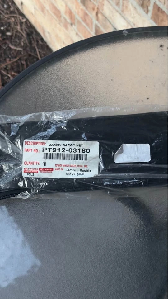 Genuine Toyota OEM Camry Cargo Net – Brand New, Never Opened - photo 2