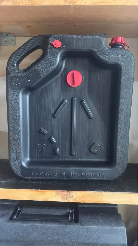 FloTool 16-Quart Oil Drain Container – Used Once - photo 3
