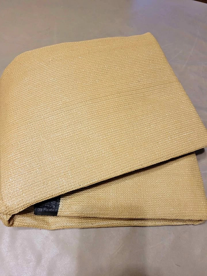 6'X10' Outdoor Sun Shade Cloth with Grommets (Sand)
