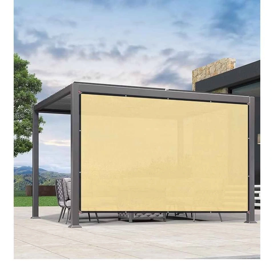 6'X10' Outdoor Sun Shade Cloth with Grommets (Sand) - photo 3