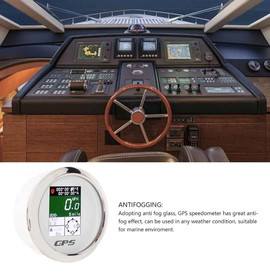 Universal GPS Speed Gauge for Marine Vehicles, Motorcycles, etc. - photo 3
